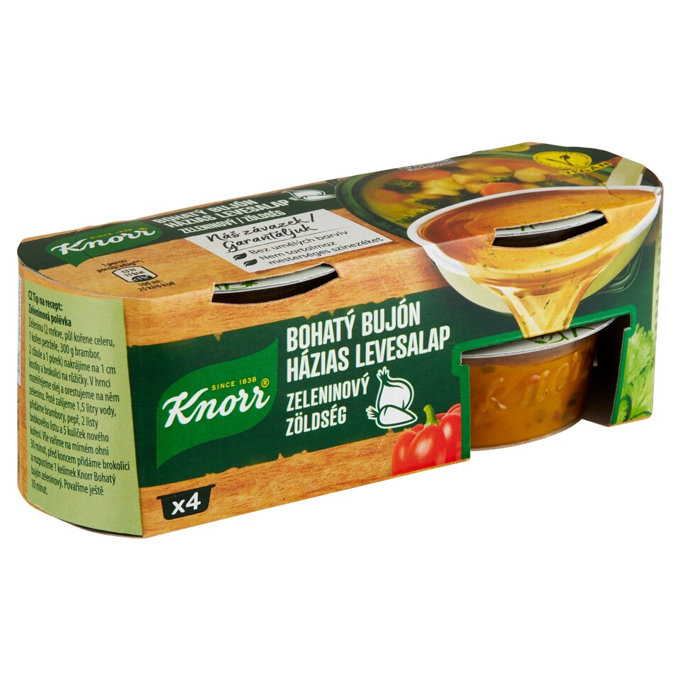 image 1 of Knorr Bohatý Bujón Vegetable 4 x 28g (112g)