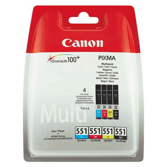 Canon Cli 551 Multipack Printer Ink Cartridge Tesco Groceries