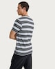 image 3 of F&F Pure Cotton Striped T-Shirt in Black