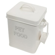Tesco Pet Food Metal Cannister Small