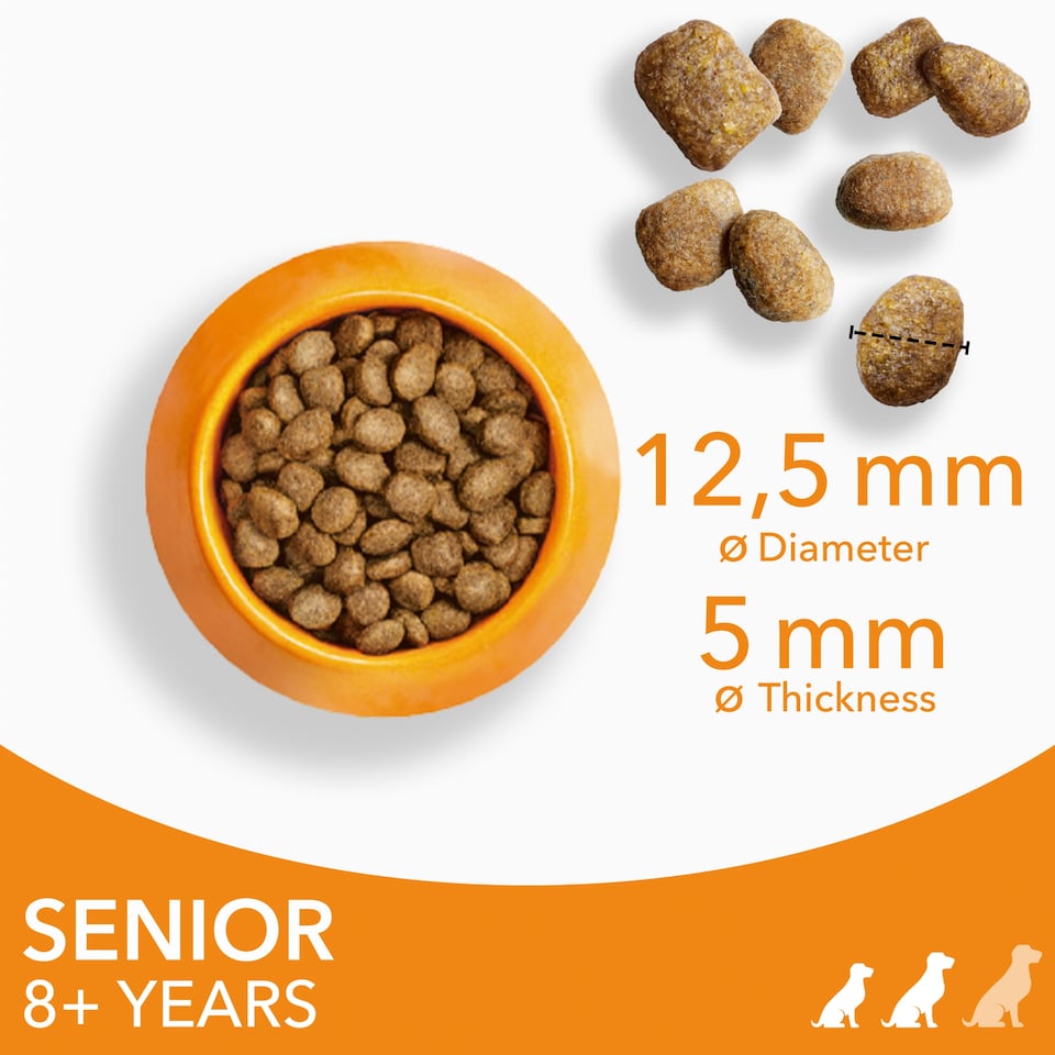 image 1 of Iams Senior Dog Dry Food Small/Medium Breed With Fresh Chicken 2kg