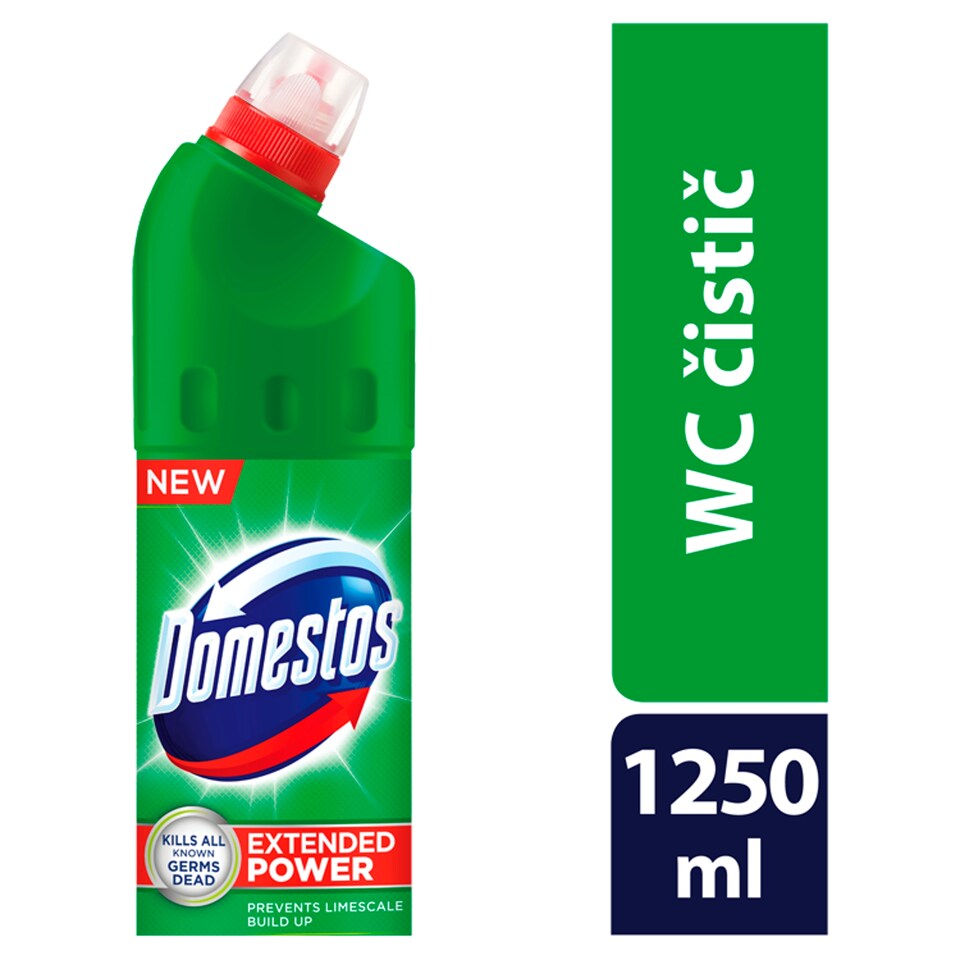 image 1 of Domestos Extended Power Pine Toilet Cleaner 1250ml