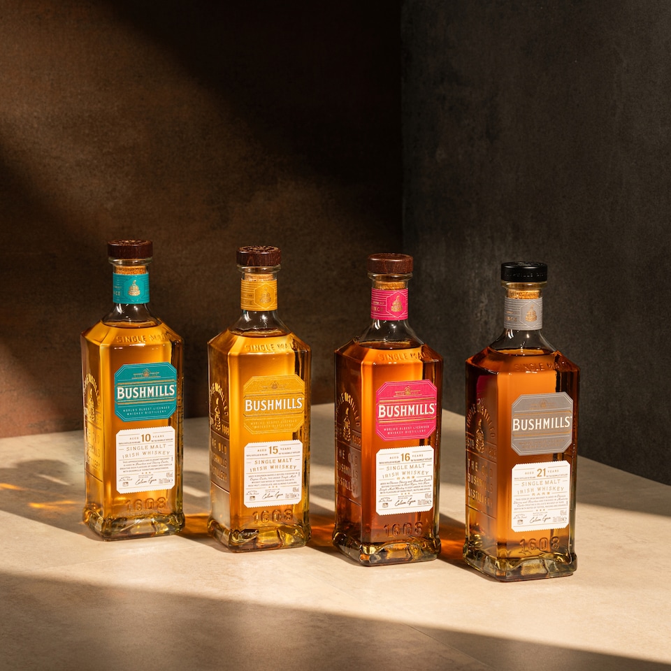 image 1 of Bushmills Single Malt Irish Whiskey Aged 10 Years 700ml