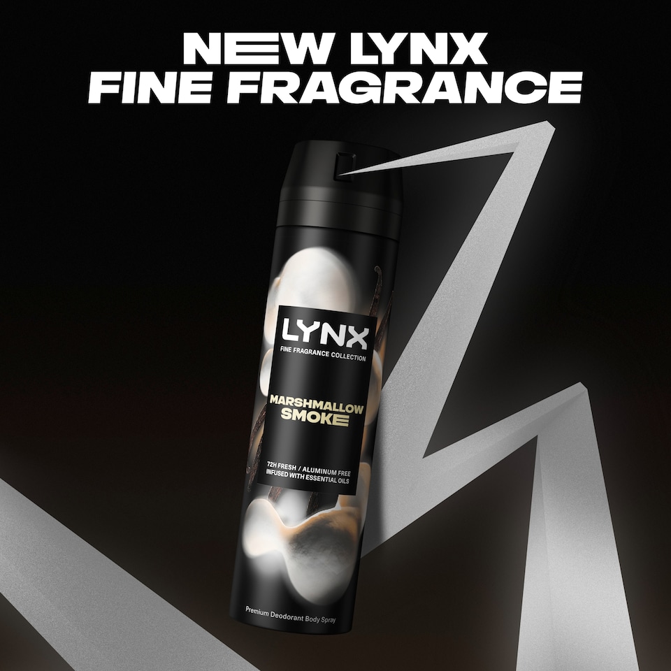 image 1 of Lynx Marshmallow Smoke 72h Fine Fragrance Premium Deodorant for Men 200ml