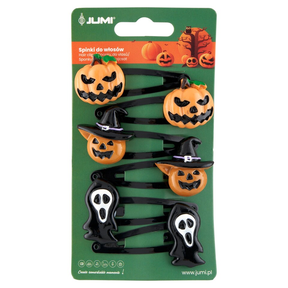 Jumi Halloween Hair Clips 6 pcs
