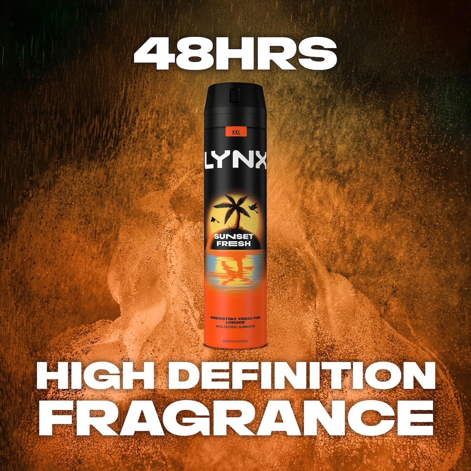 image 1 of Lynx Deodorant Bodyspray Sunset Fresh 250ml