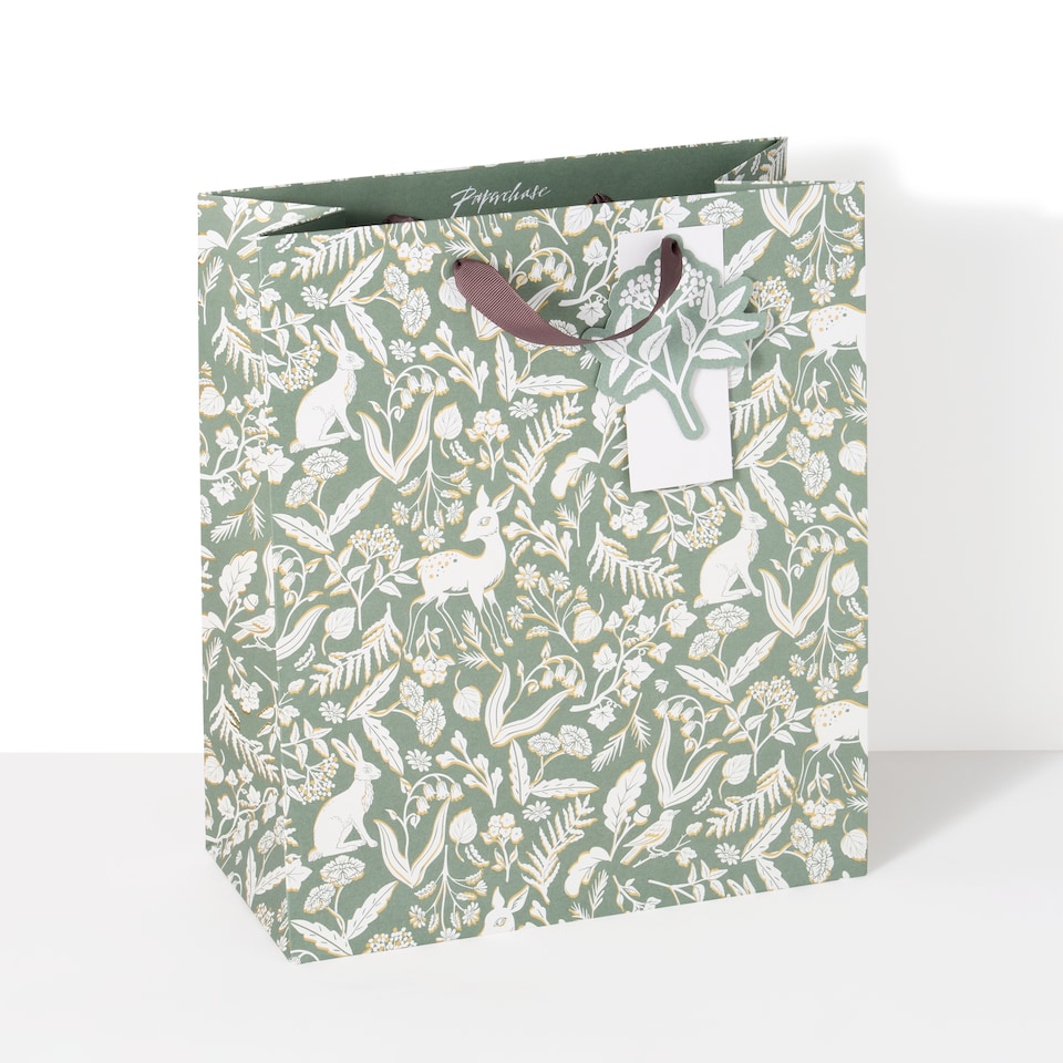 image 1 of Paperchase AW26 Woodland Large Gift Bag