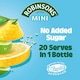 image 2 of Robinsons Mini Lemon & Lime No Added Sugar Squash 66Ml