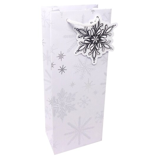 Tesco Snowflake Bottle Bag Tesco Groceries