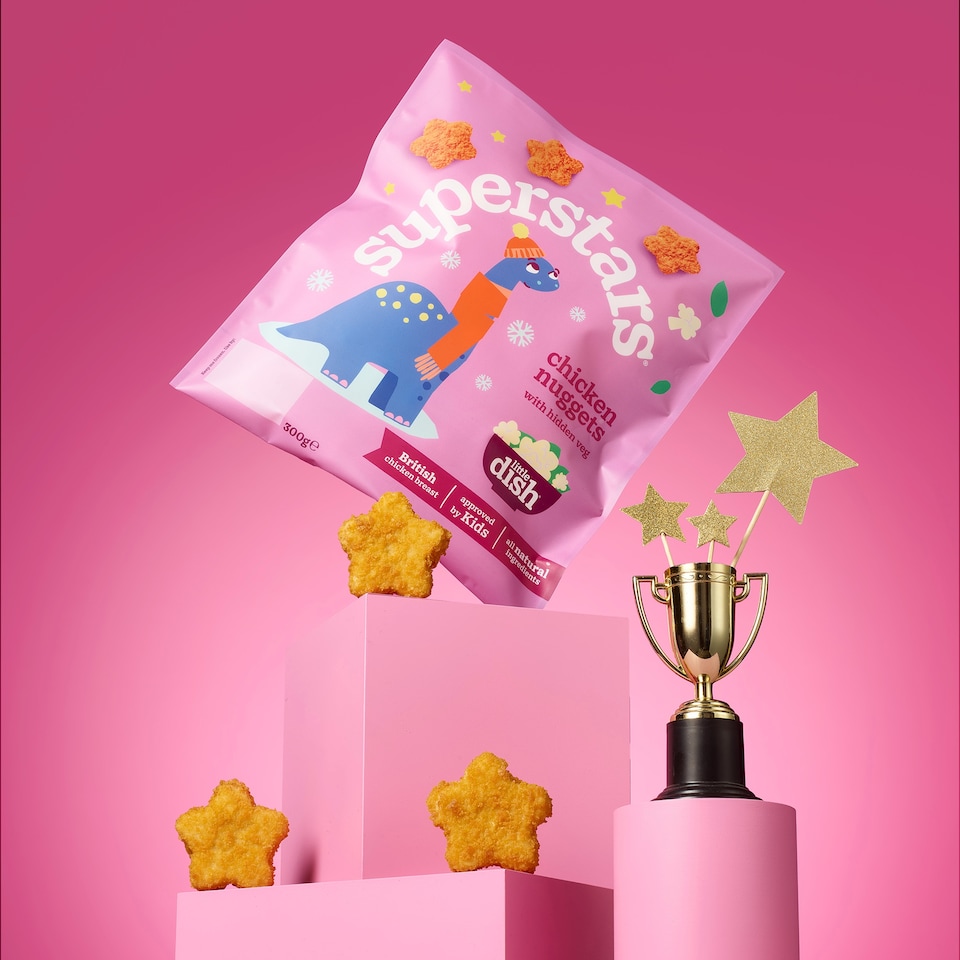 image 1 of Little Dish Superstars Chicken Nuggets with Hidden Veg 300g