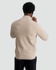 image 3 of F&F Pure Cotton Ribbed Half Zip Jumper in Cream