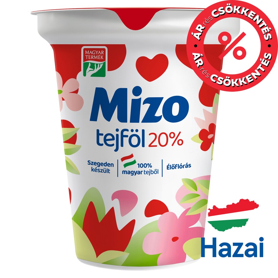 Mizo tejföl 20% 330 g