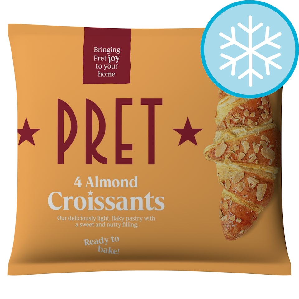 Pret 4 Almond Croissants 280G