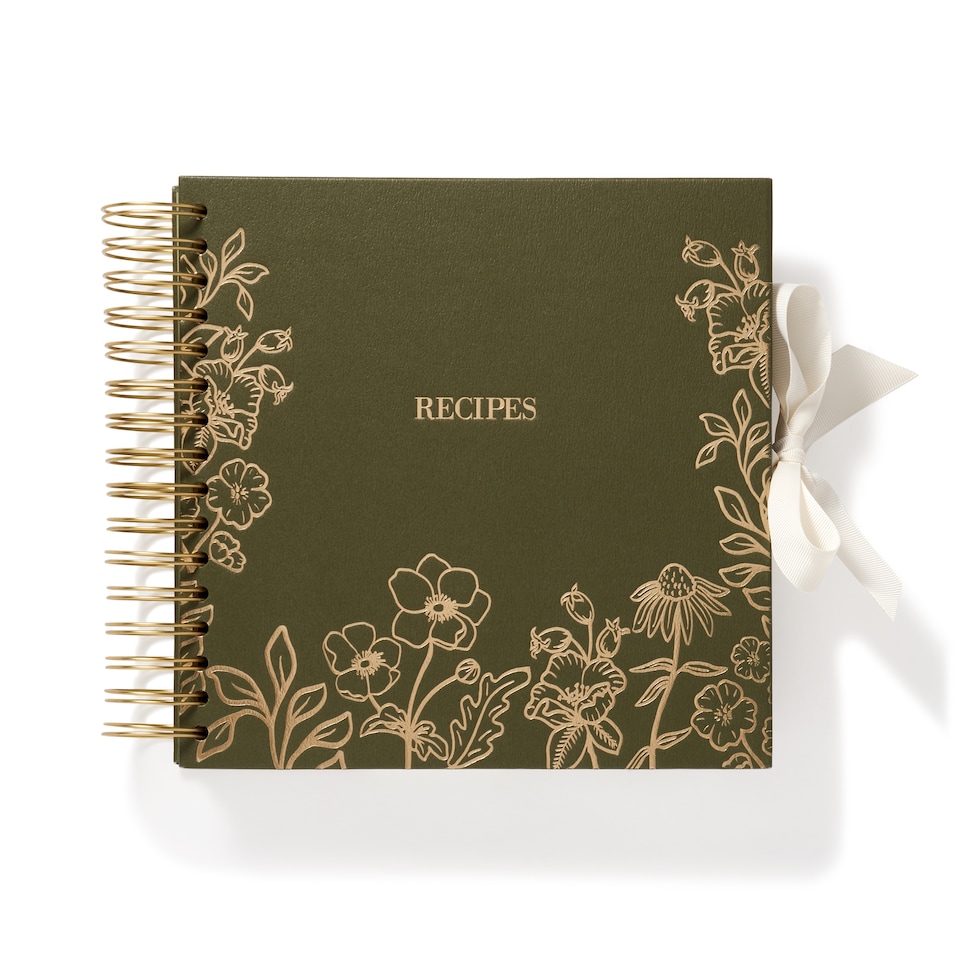 image 1 of Paperchase Full Bloom Recipe Book