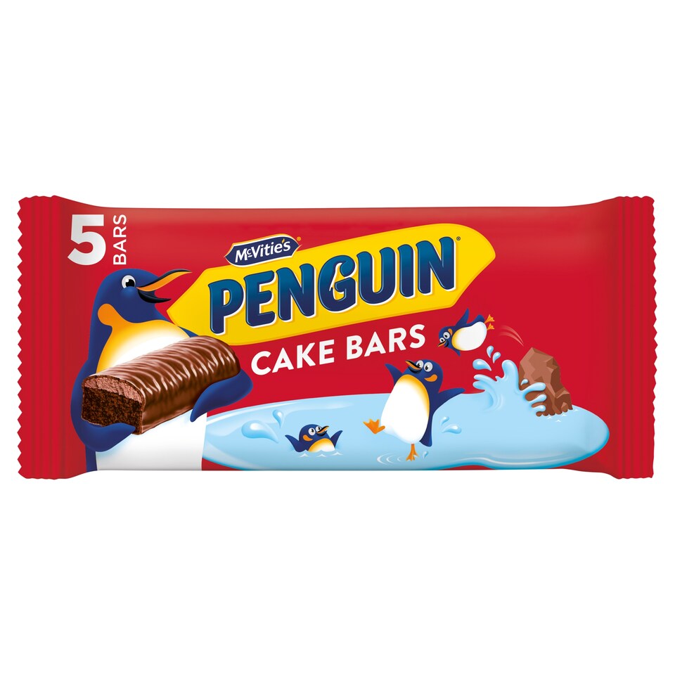Mcvitie's Penguin Cake Bars 5 Pack