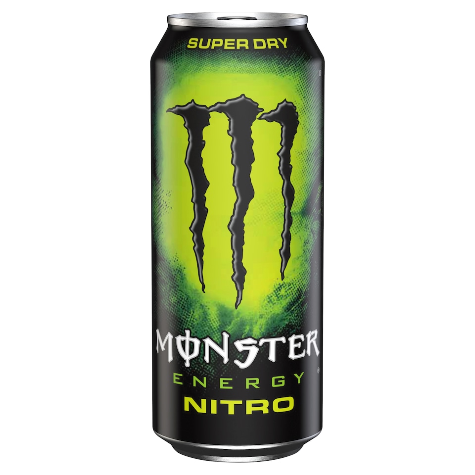 Monster Energy Nitro Super Dry sýtený energetický nápoj 500 ml