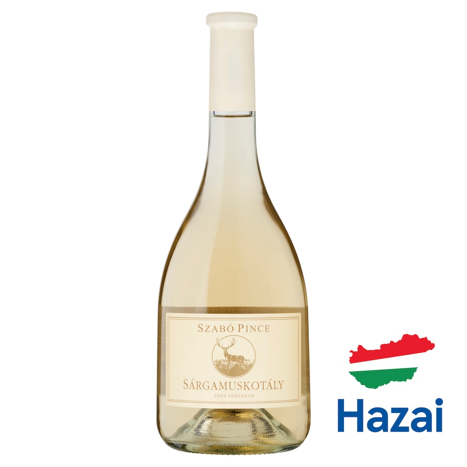 Szabó Pince Felső-Magyarországi Sárgamuskotály édes fehérbor 10,5% 750 ml 1. kép