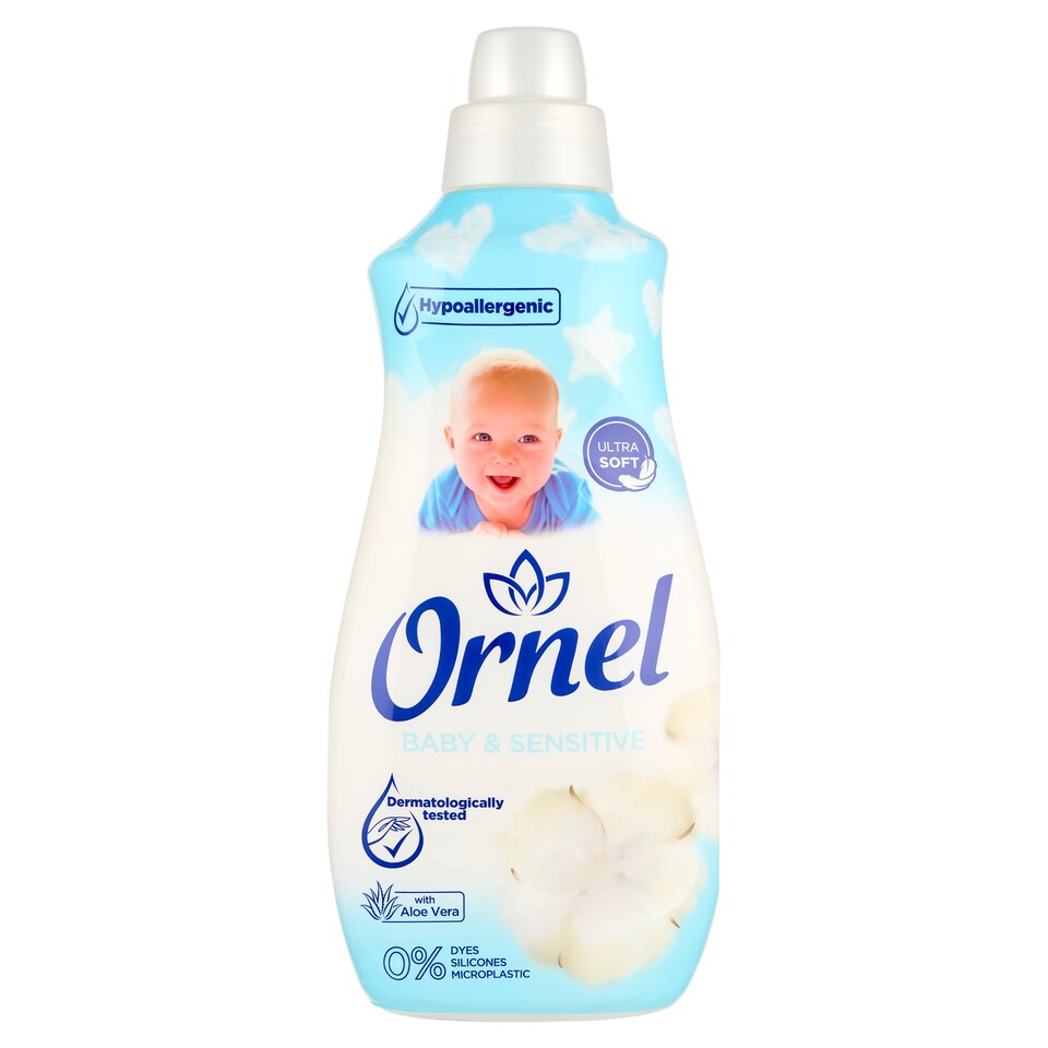 Ornel Baby & Sensitive Fabric Softener 64 Washes 1,6 l