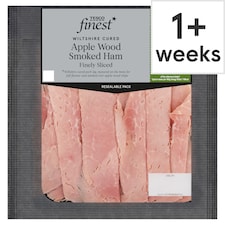 Tesco Finest Finely Sliced Apple Wood Smoked Ham 120g