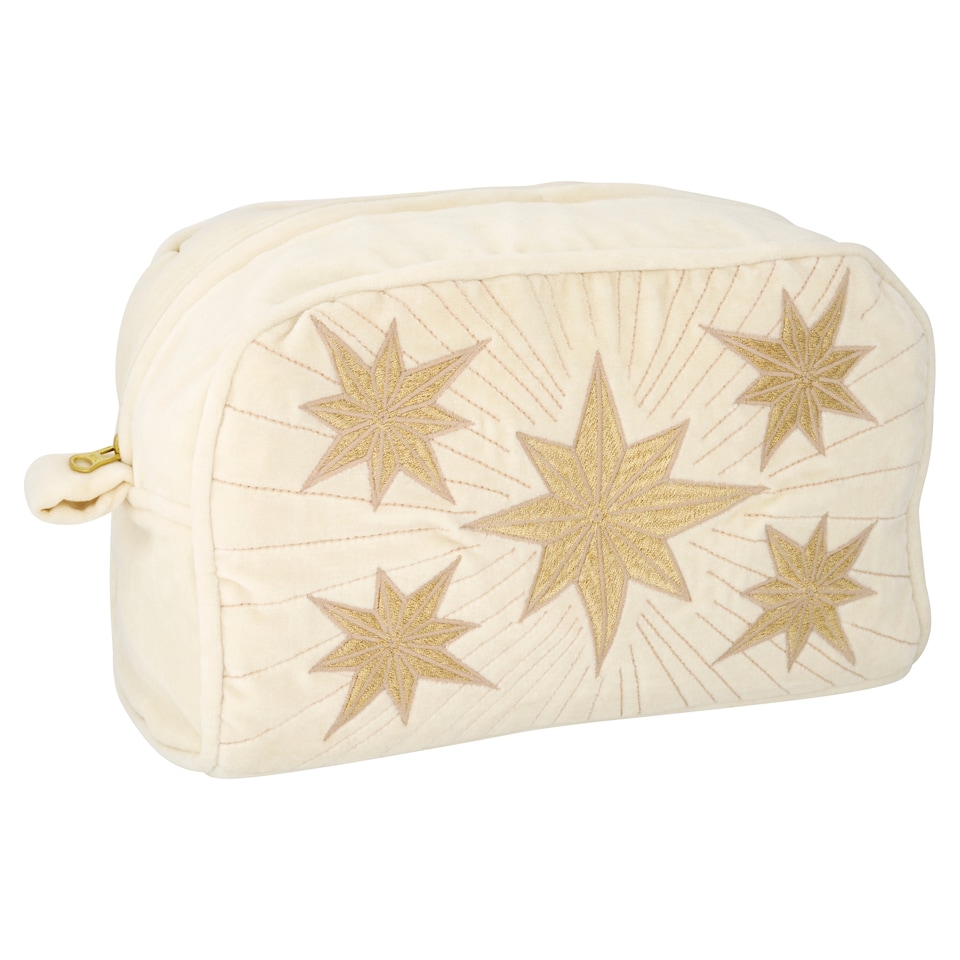 F&F Home Embroidered Wash Bag Christmas Gift