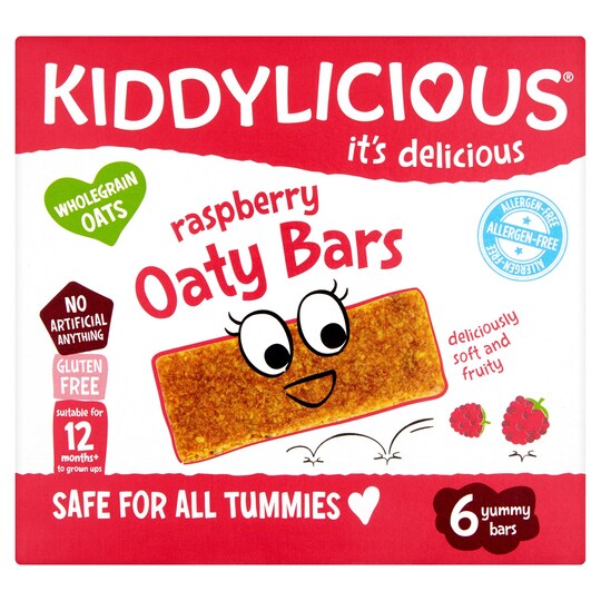 Kiddylicious Allergen Free Oaty Bar 6X20g Tesco Groceries