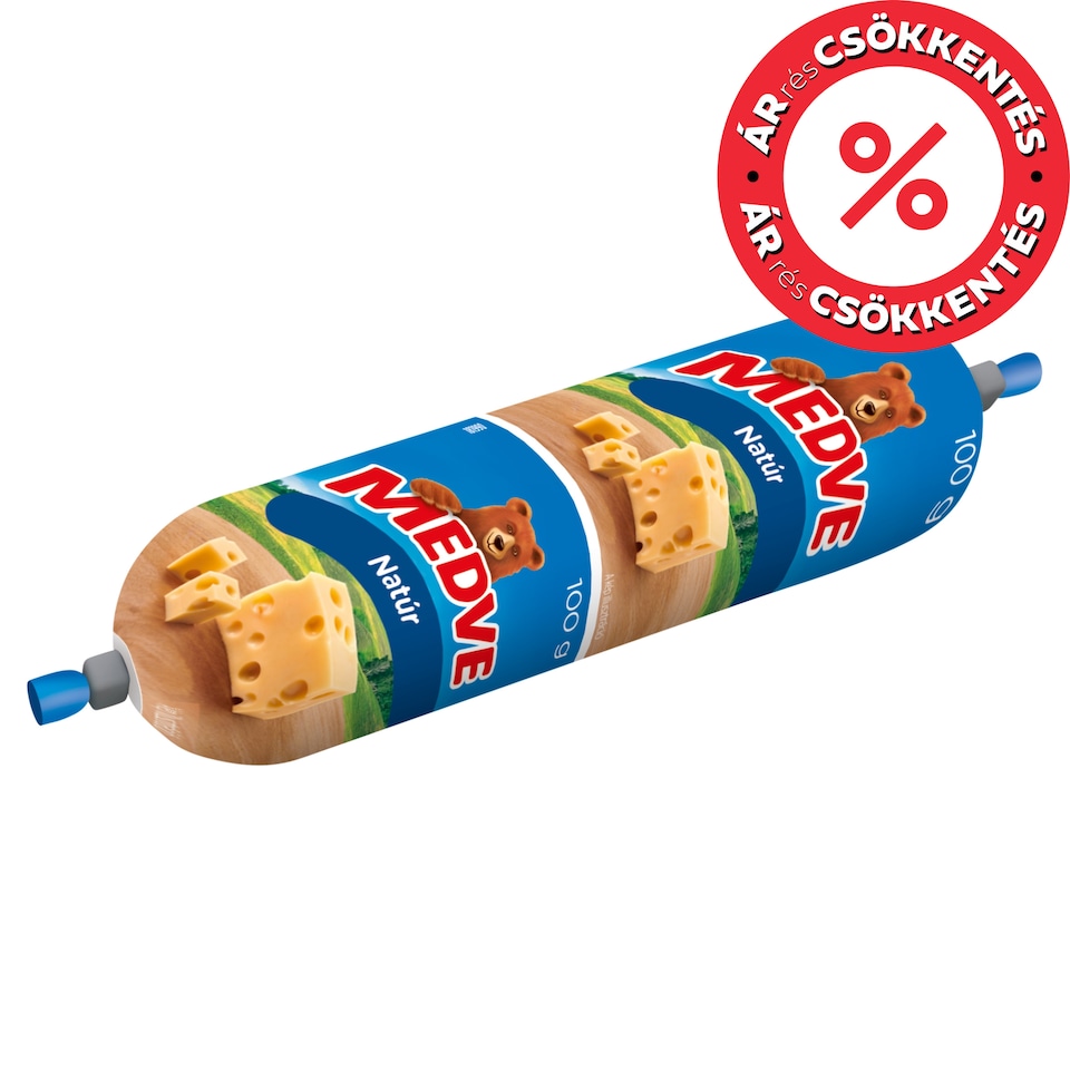 Medve natúr, kenhető, zsíros ömlesztett sajt 100 g
