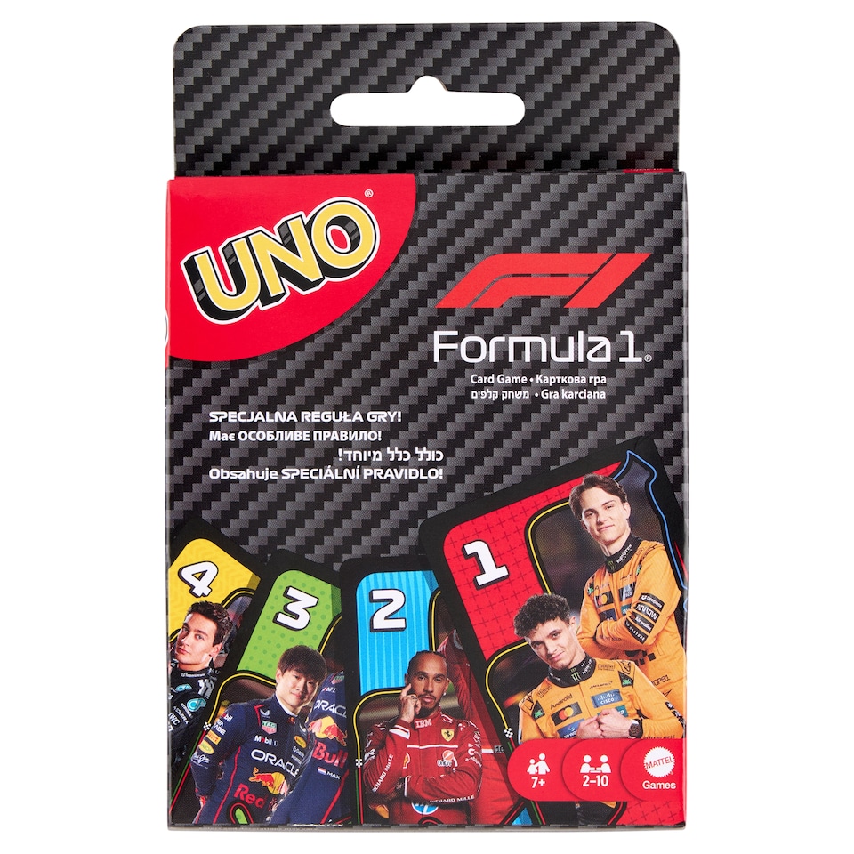 Mattel Games Uno Formula 1 karetní hra