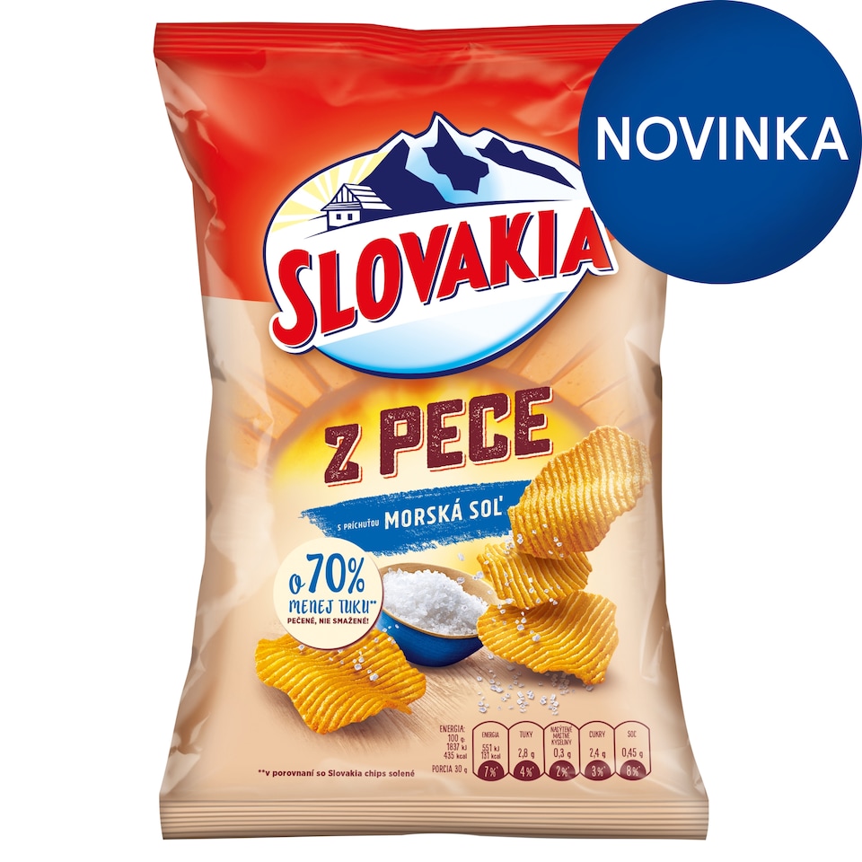 Slovakia Z Pece S príchuťou morská soľ 100 g