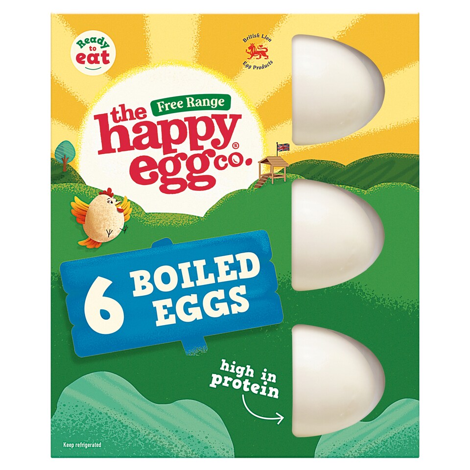 Happy Egg Boiled Eggs 6 