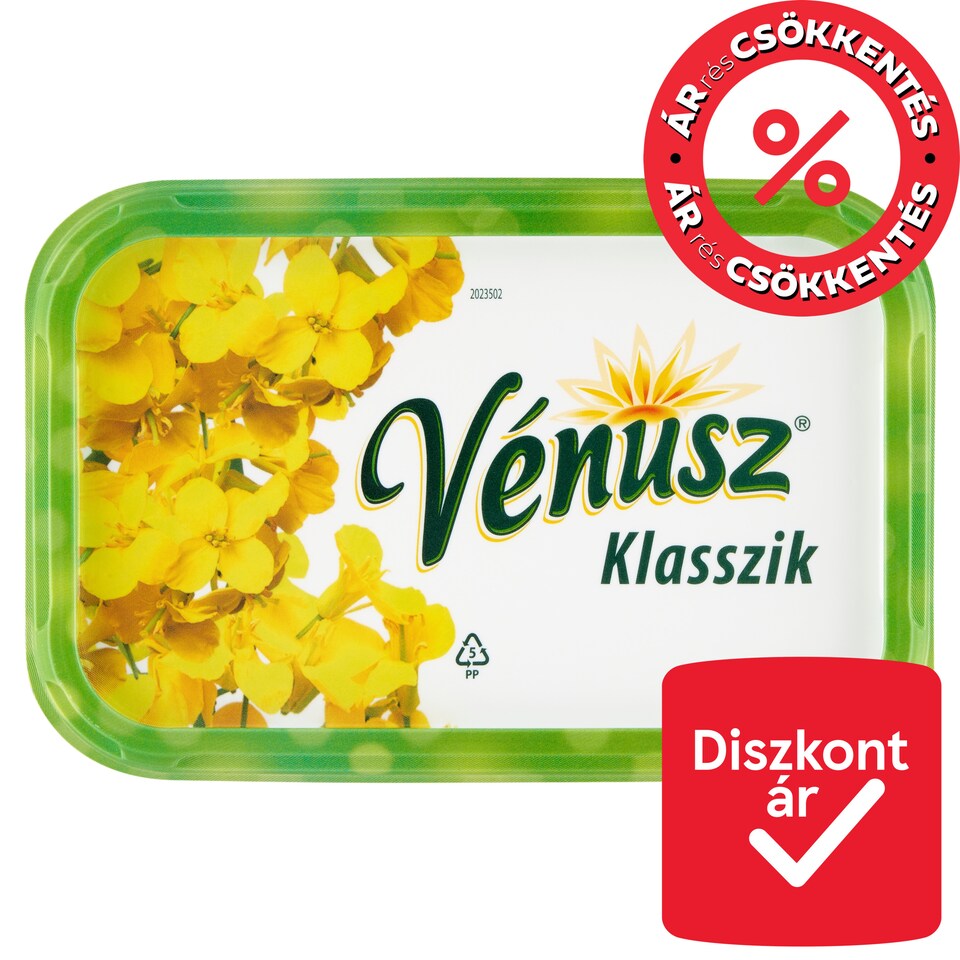 Vénusz Klasszik 55% zsírtartalmú margarin 450 g  1. kép