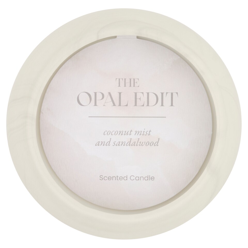 image 1 of F&F Home Opal Edit White Coconut Multi Wick Candle 350g