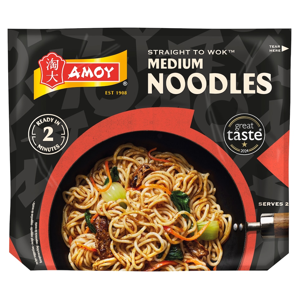 image 1 of Amoy Medium Noodles 2X150g