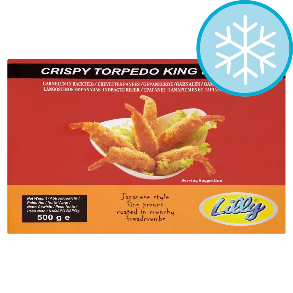 Lilly Crispy Torpedo King Prawn 26/30 500G