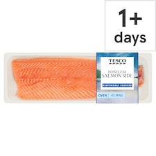 Tesco Boneless Salmon Side
