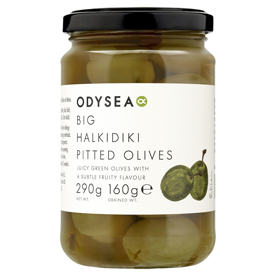 Odysea Big Halkidiki Pitted Olives 290g