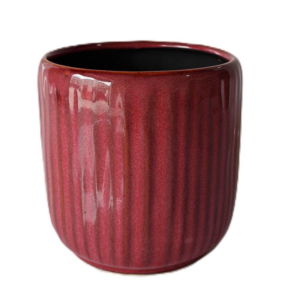 Bayswood Merlot Ceramic Planter