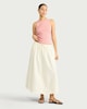 image 2 of F&F Cotton Rich Ribbed Vest in Dusty Pink