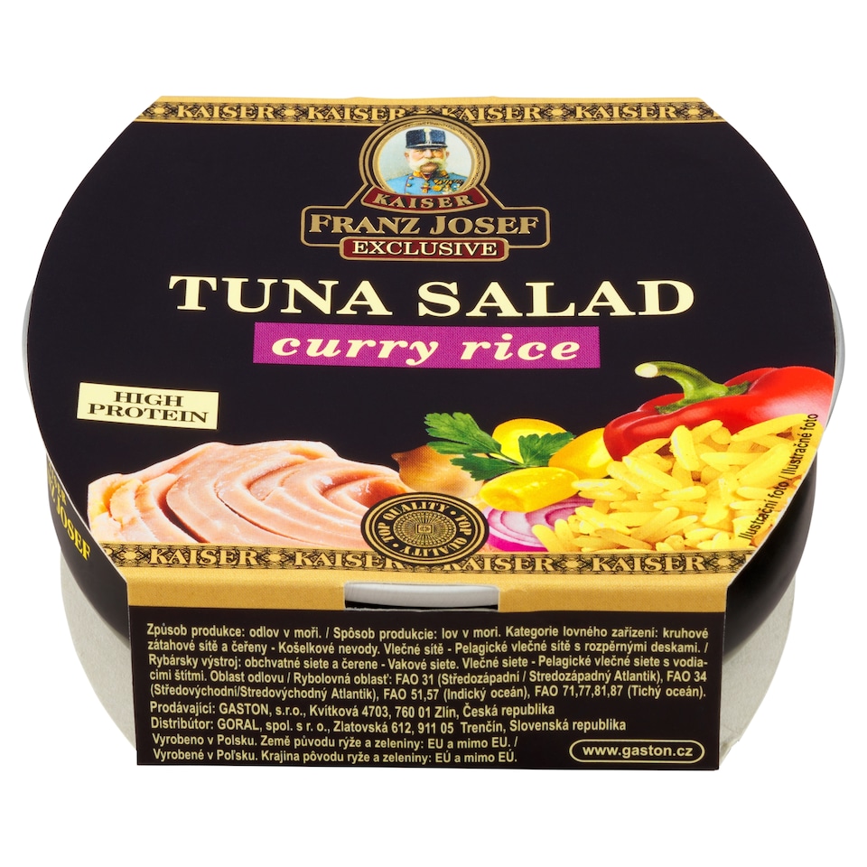 Franz Josef Kaiser Exclusive Tuniakový šalát curry ryža 160 g