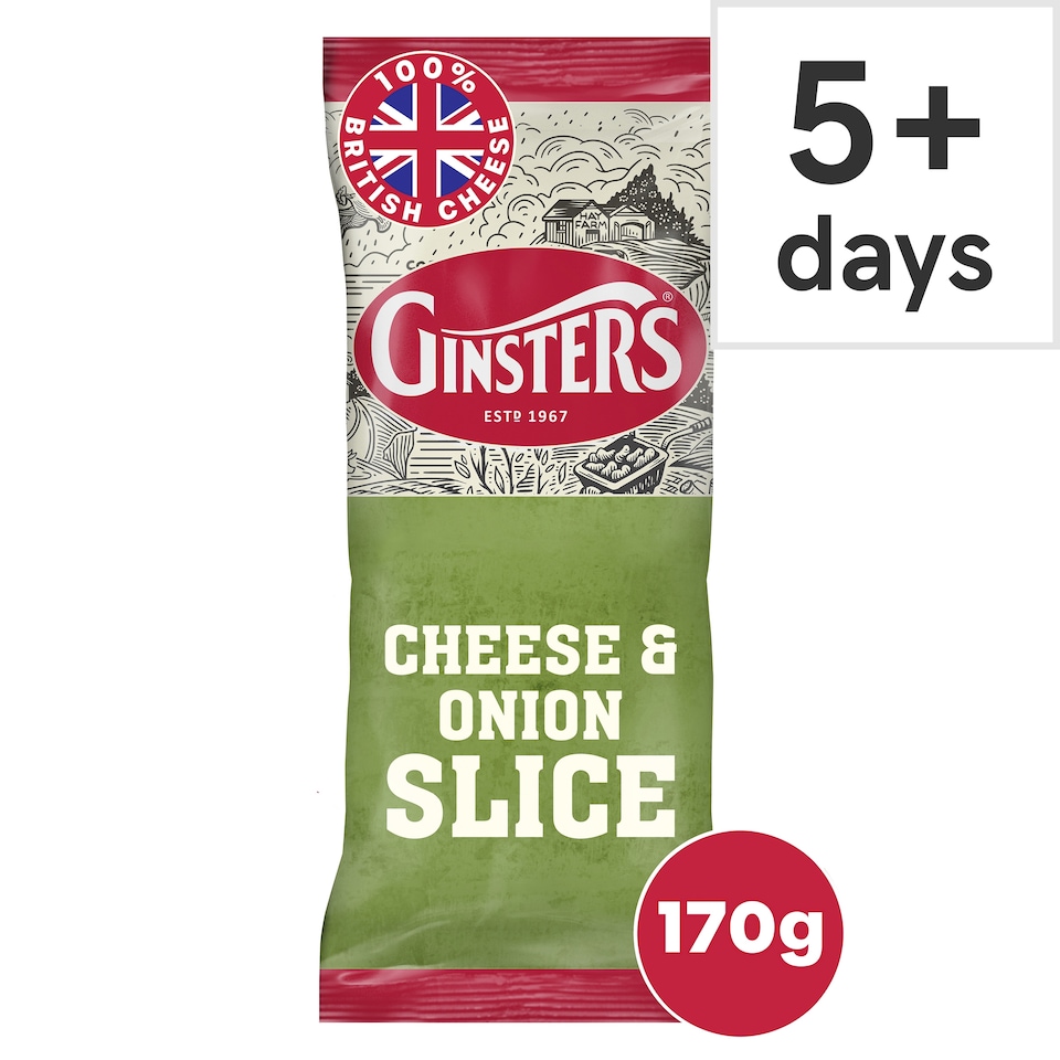 Ginsters Cheddar & Onion Slice 170G