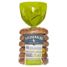Fitzgeralds 6 M/Seed And Cereal Bagel Slims 273G