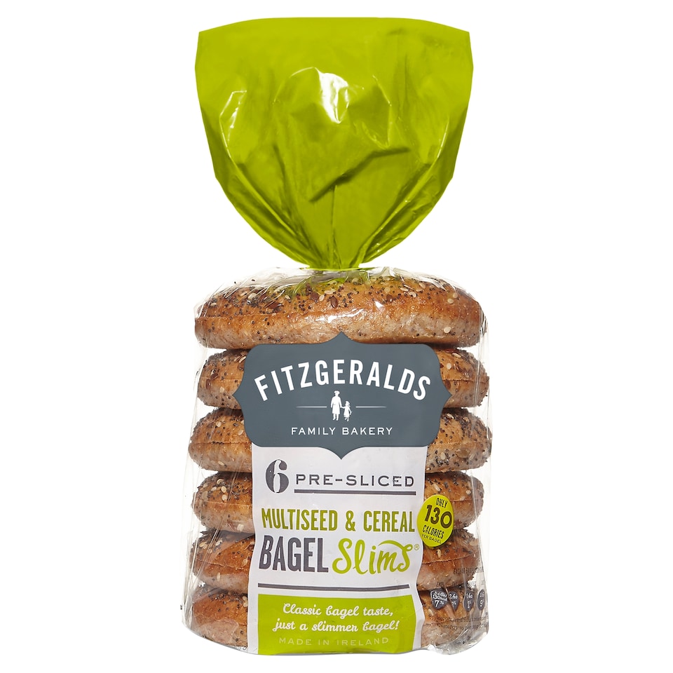 Fitzgeralds 6 M/Seed And Cereal Bagel Slims 273G
