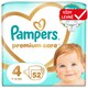 Obrázek 1 pro produkt Pampers Premium Care Velikost 4, 52 Plenek, 9kg-14kg