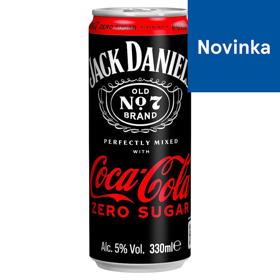 Jack Daniel's and Coca-Cola Zero 330 ml