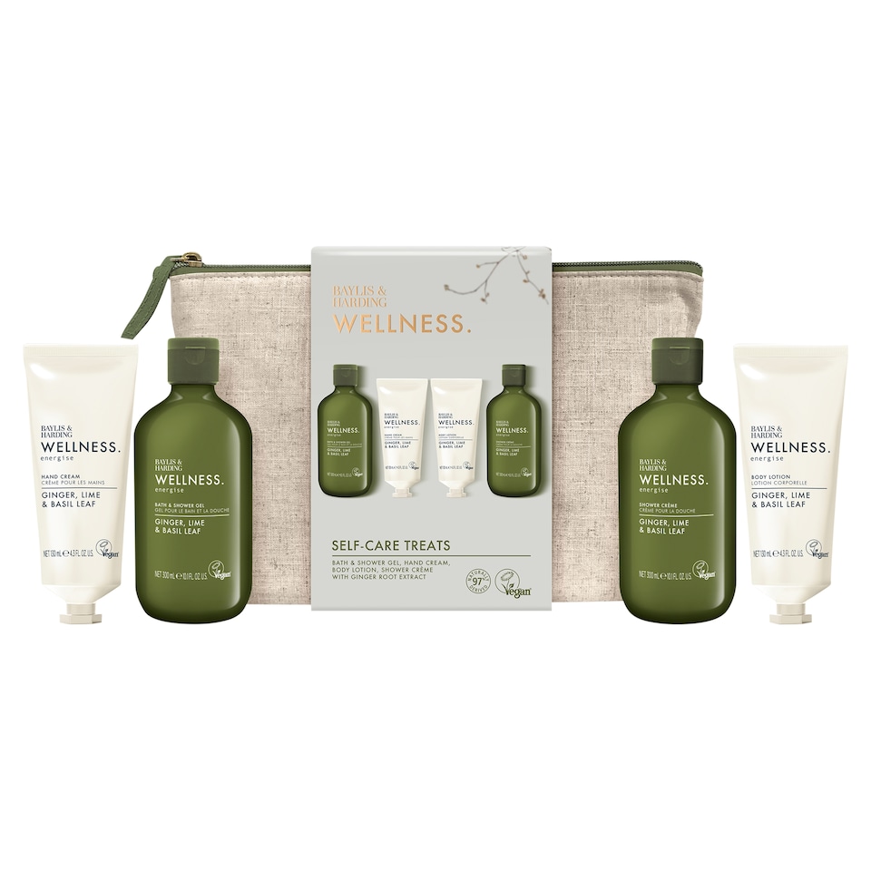 image 1 of Baylis & Harding Wellness Self Care Treats Wash Bag Gift Set