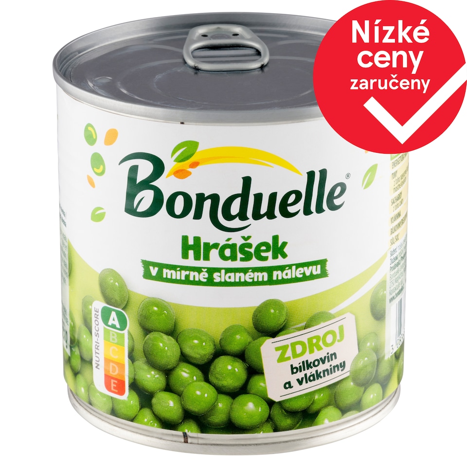 Bonduelle Hrášek v mírně slaném nálevu 400g