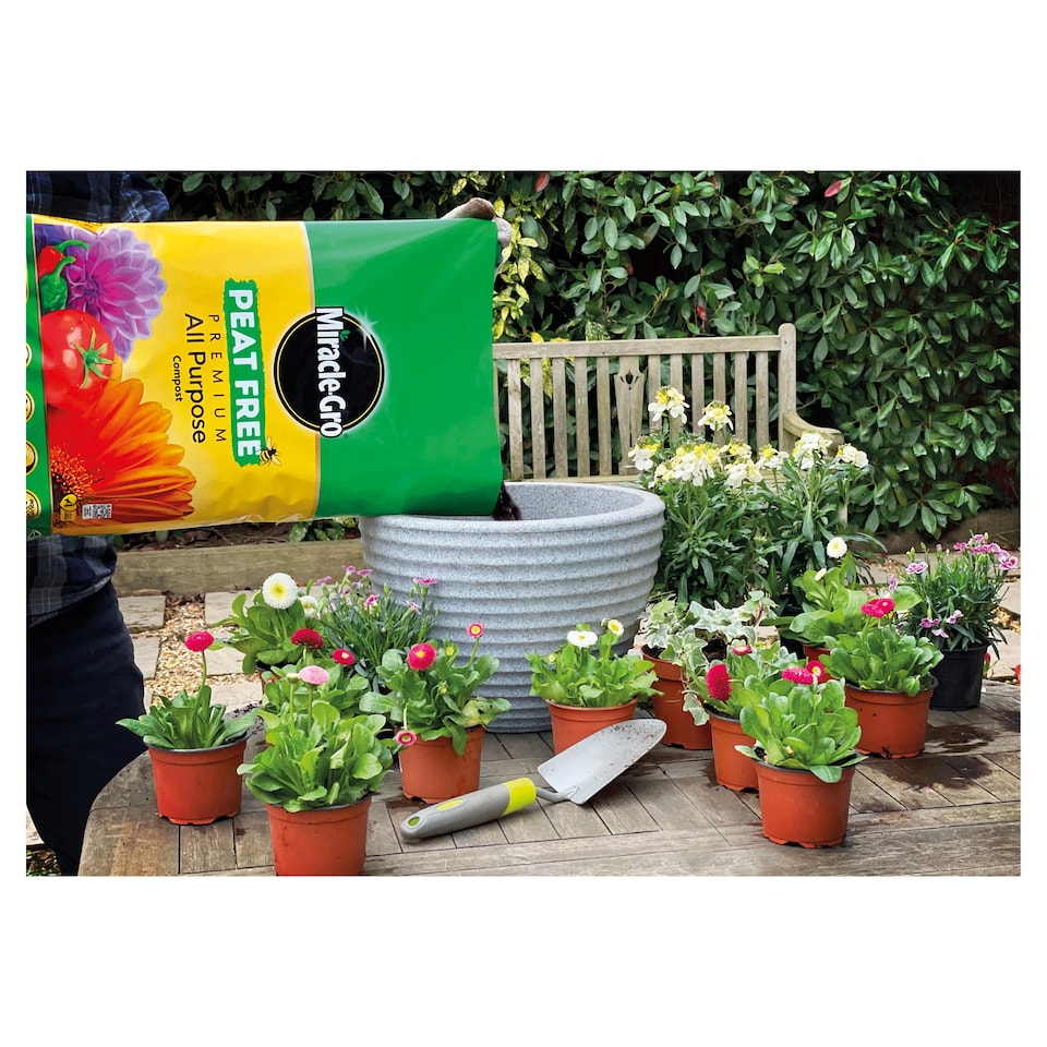 image 1 of Miracle Gro Premium Peat Free Compost 40L