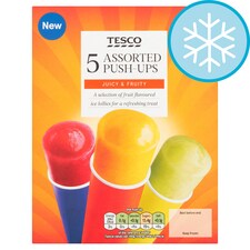 Tesco Push Up Ice Lollies 5X70ml