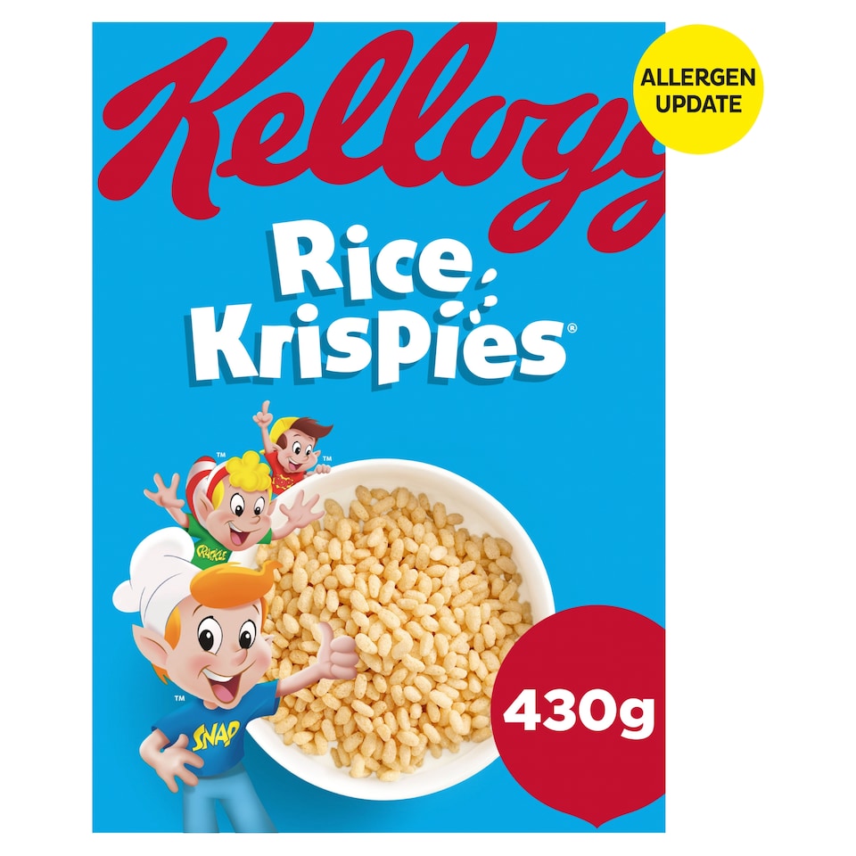 Kellogg's Rice Krispies Breakfast Cereal 430g