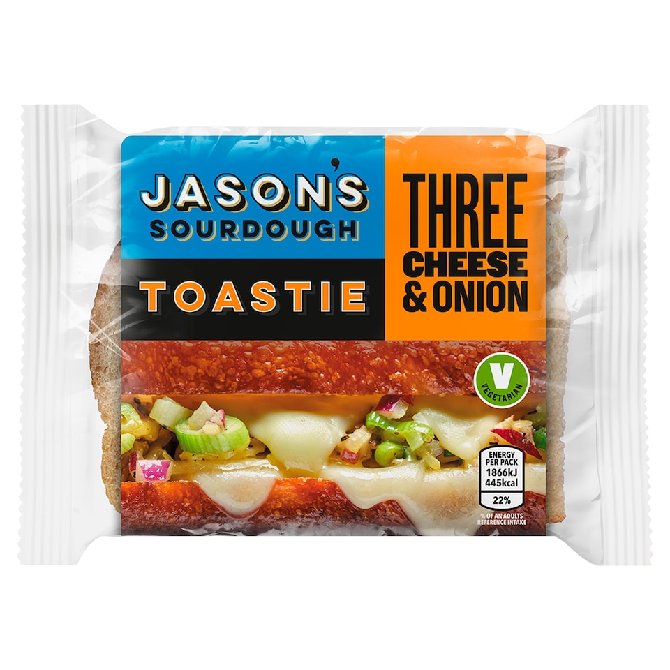 Jason's Sourdough Three Cheese & Onion Toastie