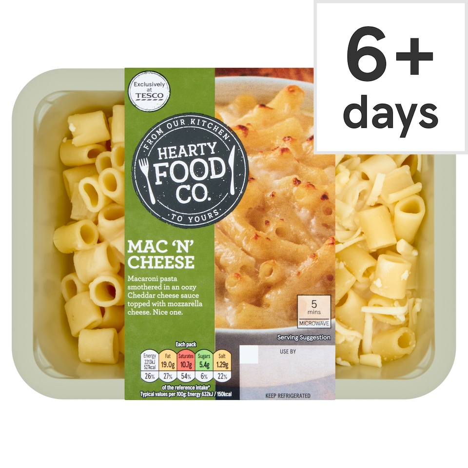  Hearty Food Co Mac 'N' Cheese 350g